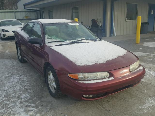 1G3NL52E43C288286 - 2003 OLDSMOBILE ALERO GL BURGUNDY photo 1