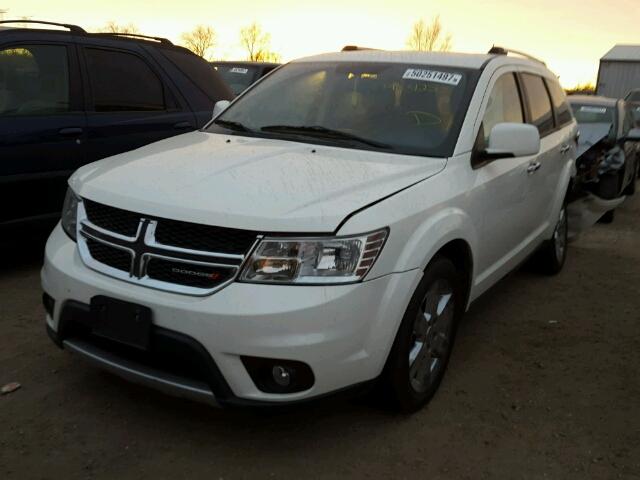 3C4PDDDG0CT283654 - 2012 DODGE JOURNEY CR WHITE photo 2