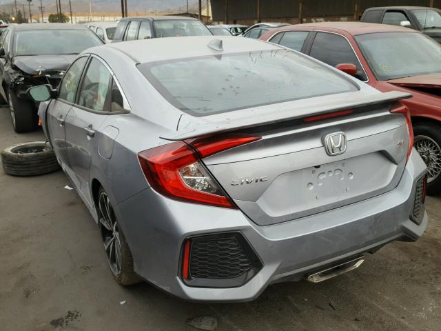 2HGFC1E57HH706497 - 2017 HONDA CIVIC SI GRAY photo 3