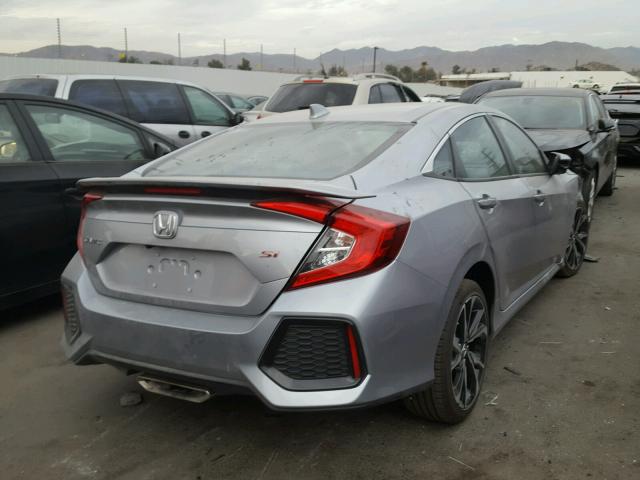 2HGFC1E57HH706497 - 2017 HONDA CIVIC SI GRAY photo 4