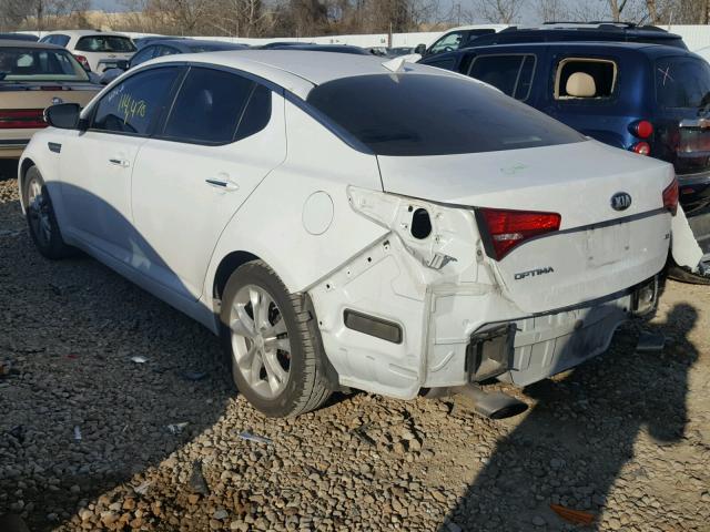 5XXGM4A77DG190518 - 2013 KIA OPTIMA LX WHITE photo 3