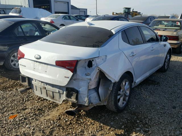 5XXGM4A77DG190518 - 2013 KIA OPTIMA LX WHITE photo 4