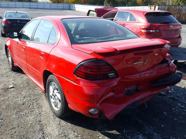 1G2NF52EX4M637460 - 2004 PONTIAC GRAND AM S RED photo 3