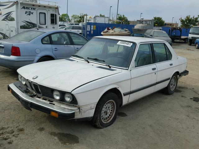 WBADK7301H9653361 - 1987 BMW 528 E WHITE photo 2