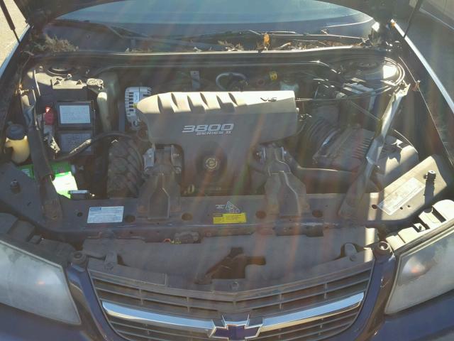 2G1WF55K219339780 - 2001 CHEVROLET IMPALA BLUE photo 7