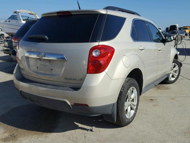 2GNALDEC8B1276284 - 2011 CHEVROLET EQUINOX LT GOLD photo 4