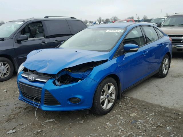 1FADP3F22DL195634 - 2013 FORD FOCUS SE BLUE photo 2