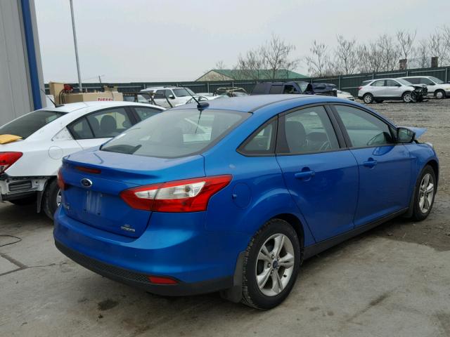 1FADP3F22DL195634 - 2013 FORD FOCUS SE BLUE photo 4