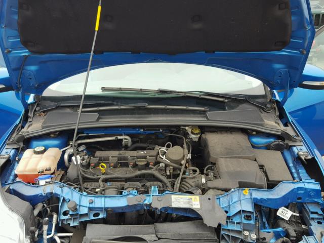 1FADP3F22DL195634 - 2013 FORD FOCUS SE BLUE photo 7