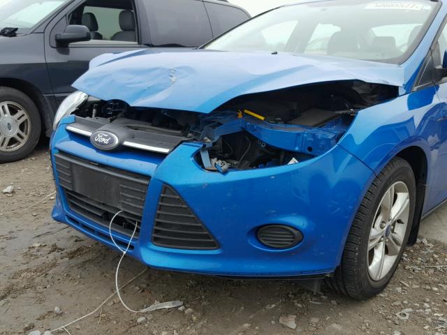 1FADP3F22DL195634 - 2013 FORD FOCUS SE BLUE photo 9