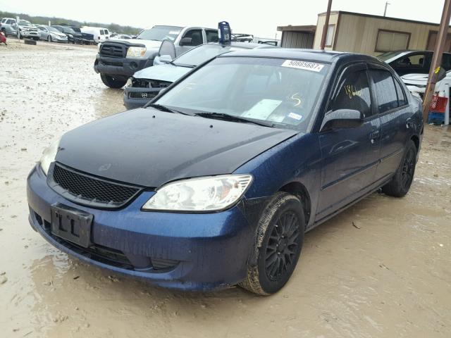 2HGES16534H606307 - 2004 HONDA CIVIC LX TWO TONE photo 2