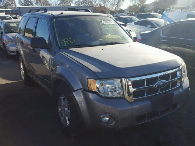 1FMCU03118KA03684 - 2008 FORD ESCAPE XLT GRAY photo 1