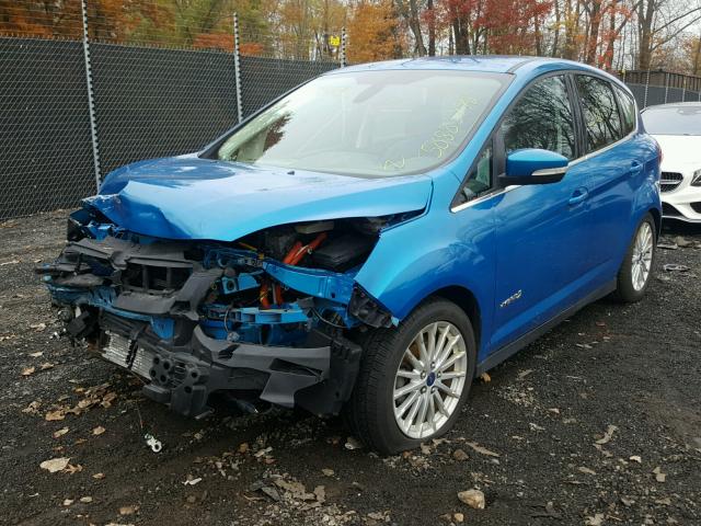 1FADP5BU9DL503398 - 2013 FORD C-MAX SEL BLUE photo 2