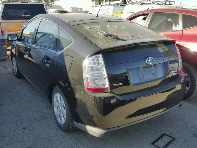 JTDKB20U073249439 - 2007 TOYOTA PRIUS BLACK photo 3