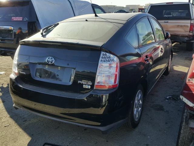 JTDKB20U073249439 - 2007 TOYOTA PRIUS BLACK photo 4