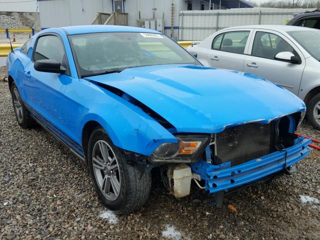 1ZVBP8AM9C5208435 - 2012 FORD MUSTANG BLUE photo 1