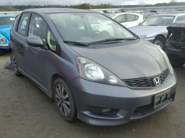 JHMGE8H63DC011276 - 2013 HONDA FIT SPORT GRAY photo 1