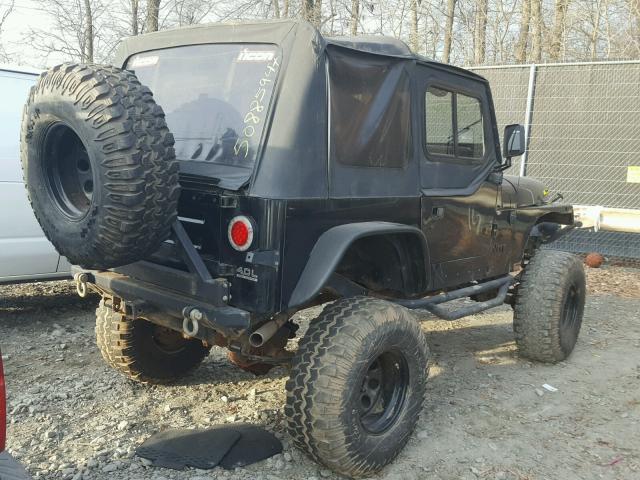 2J4FY29S3MJ153477 - 1991 JEEP WRANGLER / BLACK photo 4