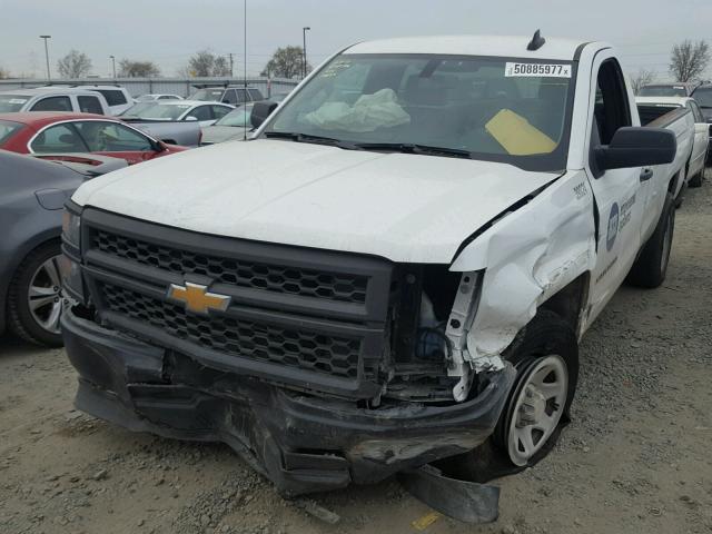 1GCNCPEH4FZ441946 - 2015 CHEVROLET SILVERADO WHITE photo 2