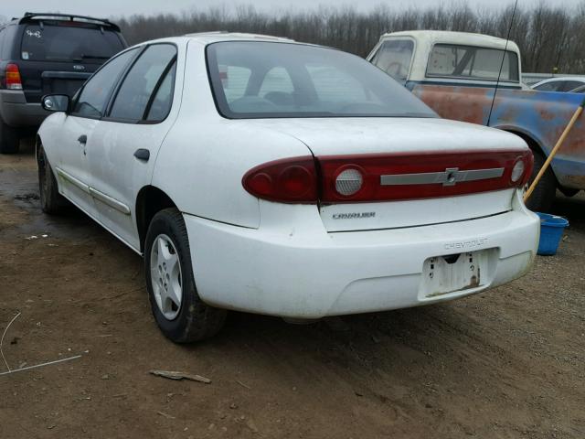 1G1JC52F637287150 - 2003 CHEVROLET CAVALIER WHITE photo 3