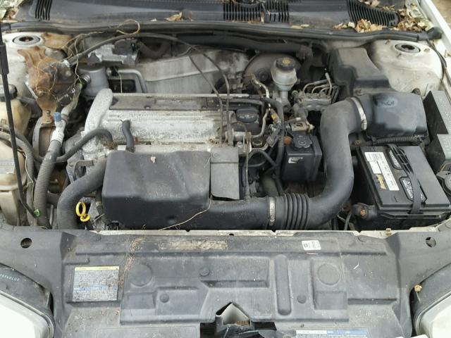 1G1JC52F637287150 - 2003 CHEVROLET CAVALIER WHITE photo 7