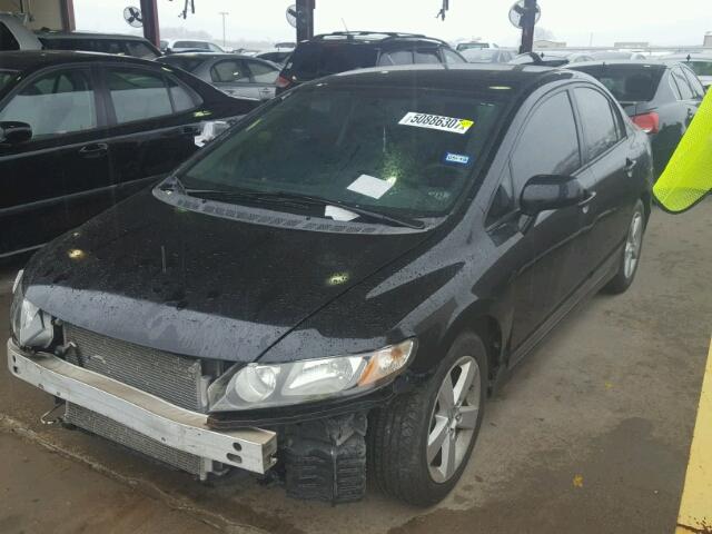 2HGFA166X9H336368 - 2009 HONDA CIVIC BLACK photo 2