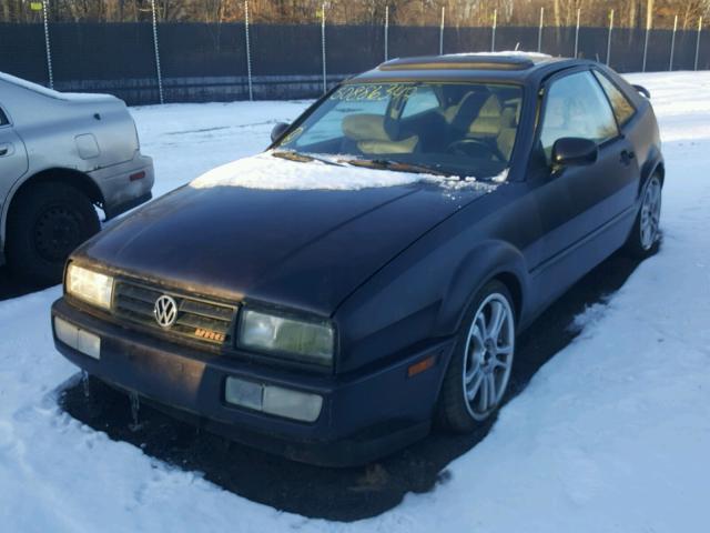 WVWEE4501NK005193 - 1992 VOLKSWAGEN CORRADO SL BLACK photo 2