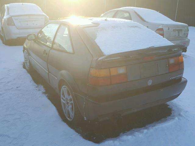WVWEE4501NK005193 - 1992 VOLKSWAGEN CORRADO SL BLACK photo 3