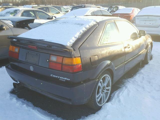 WVWEE4501NK005193 - 1992 VOLKSWAGEN CORRADO SL BLACK photo 4