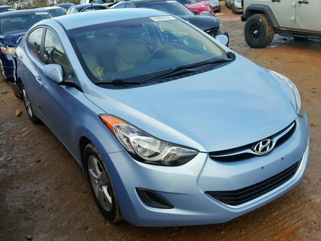 KMHDH4AE3BU118725 - 2011 HYUNDAI ELANTRA GL BLUE photo 1