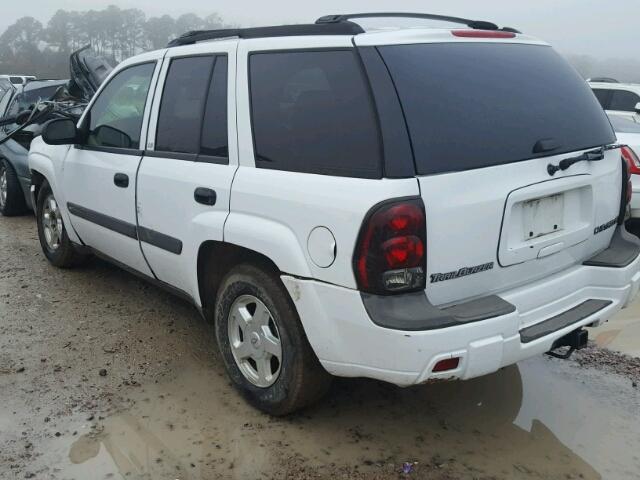 1GNDS13S032333488 - 2003 CHEVROLET TRAILBLAZE WHITE photo 3