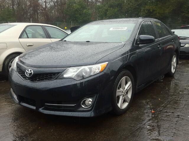 4T1BF1FK8DU212371 - 2013 TOYOTA CAMRY L BLUE photo 2