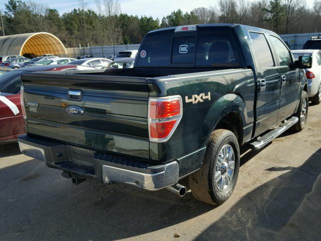 1FTFW1EF7CFC47903 - 2012 FORD F150 SUPER GREEN photo 4