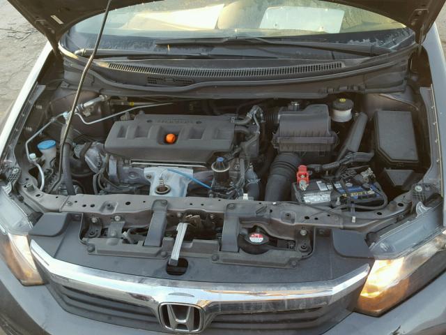 19XFB2F84CE083635 - 2012 HONDA CIVIC EX გრაფიტი ფოტო 7