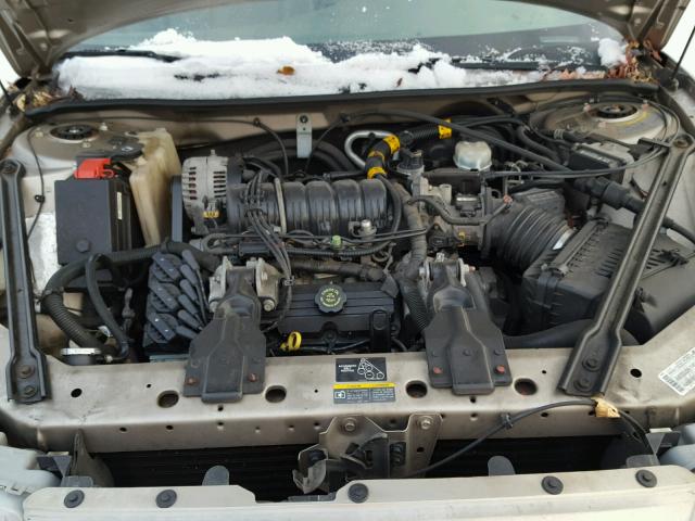 2G4WB55K521292291 - 2002 BUICK REGAL LS TAN photo 7