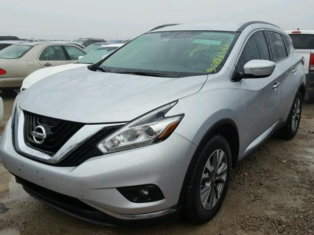 5N1AZ2MGXFN239463 - 2015 NISSAN MURANO S SILVER photo 2