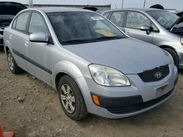 KNADE123176237360 - 2007 KIA RIO BASE SILVER photo 1