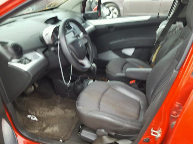 KL8CD6S95DC603023 - 2013 CHEVROLET SPARK 1LT RED photo 5