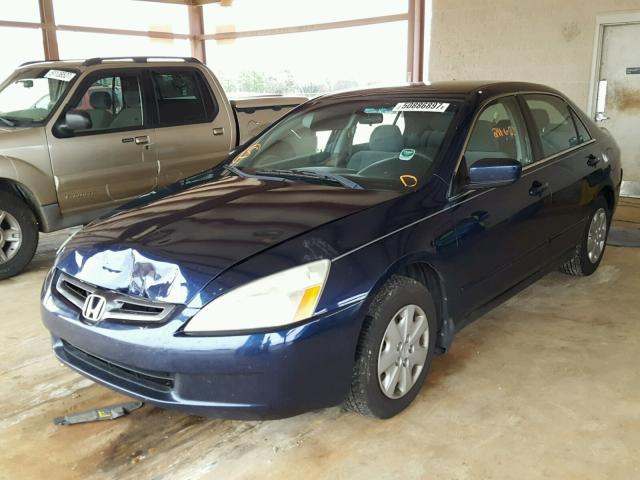 3HGCM56313G708937 - 2003 HONDA ACCORD LX BLUE photo 2