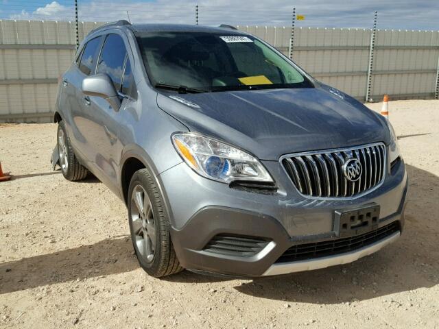 KL4CJASB4DB150308 - 2013 BUICK ENCORE GRAY photo 1