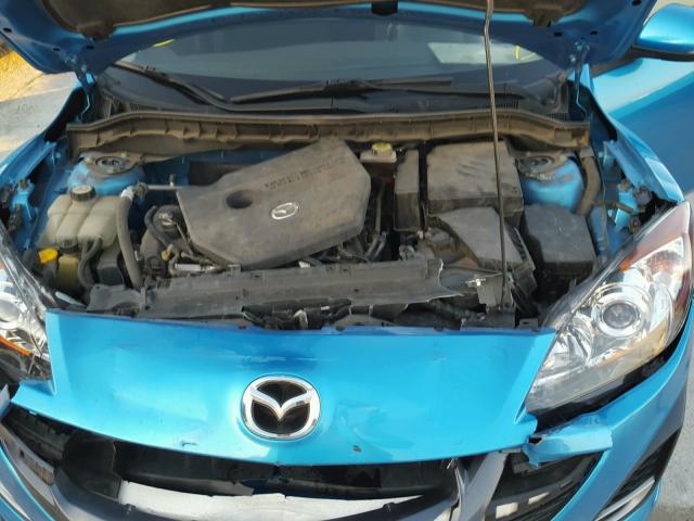 JM1BL1H50A1193655 - 2010 MAZDA 3 S TEAL photo 7