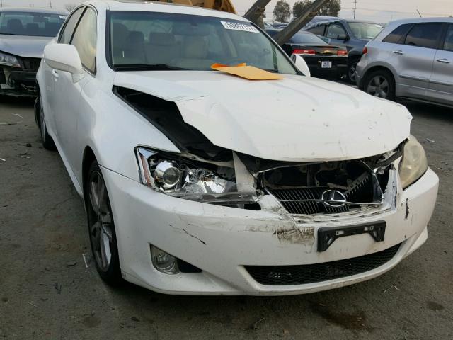 JTHBK262872052819 - 2007 LEXUS IS 250 WHITE photo 1