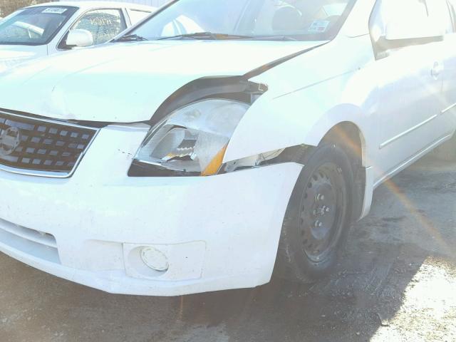 3N1AB61E58L610991 - 2008 NISSAN SENTRA 2.0 WHITE photo 9