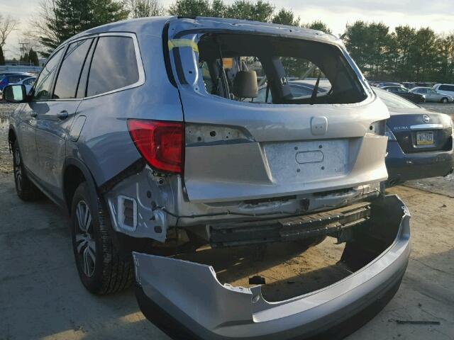 5FNYF6H52GB016040 - 2016 HONDA PILOT EXL GRAY photo 3