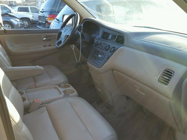 2HKRL1860YH573265 - 2000 HONDA ODYSSEY EX BEIGE photo 5