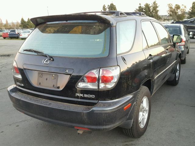 JTJHF10U620255360 - 2002 LEXUS RX 300 BLACK photo 4