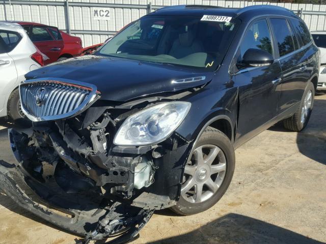 5GAER23D69J176047 - 2009 BUICK ENCLAVE CX BLACK photo 2