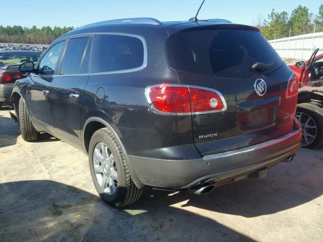 5GAER23D69J176047 - 2009 BUICK ENCLAVE CX BLACK photo 3