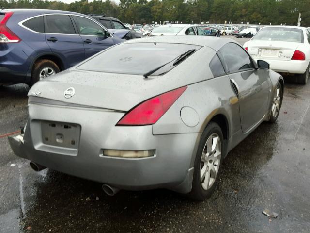 JN1AZ34D53T117541 - 2003 NISSAN 350Z COUPE GRAY photo 4