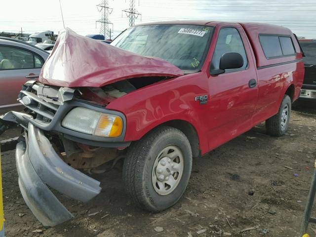 2FTPF17L43CA73260 - 2003 FORD F150 RED photo 2